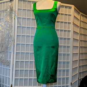dolce and gabbana emerald green dress Dolce & Gabbana Elegant Green Floral Lace Maxi Dress main image 1